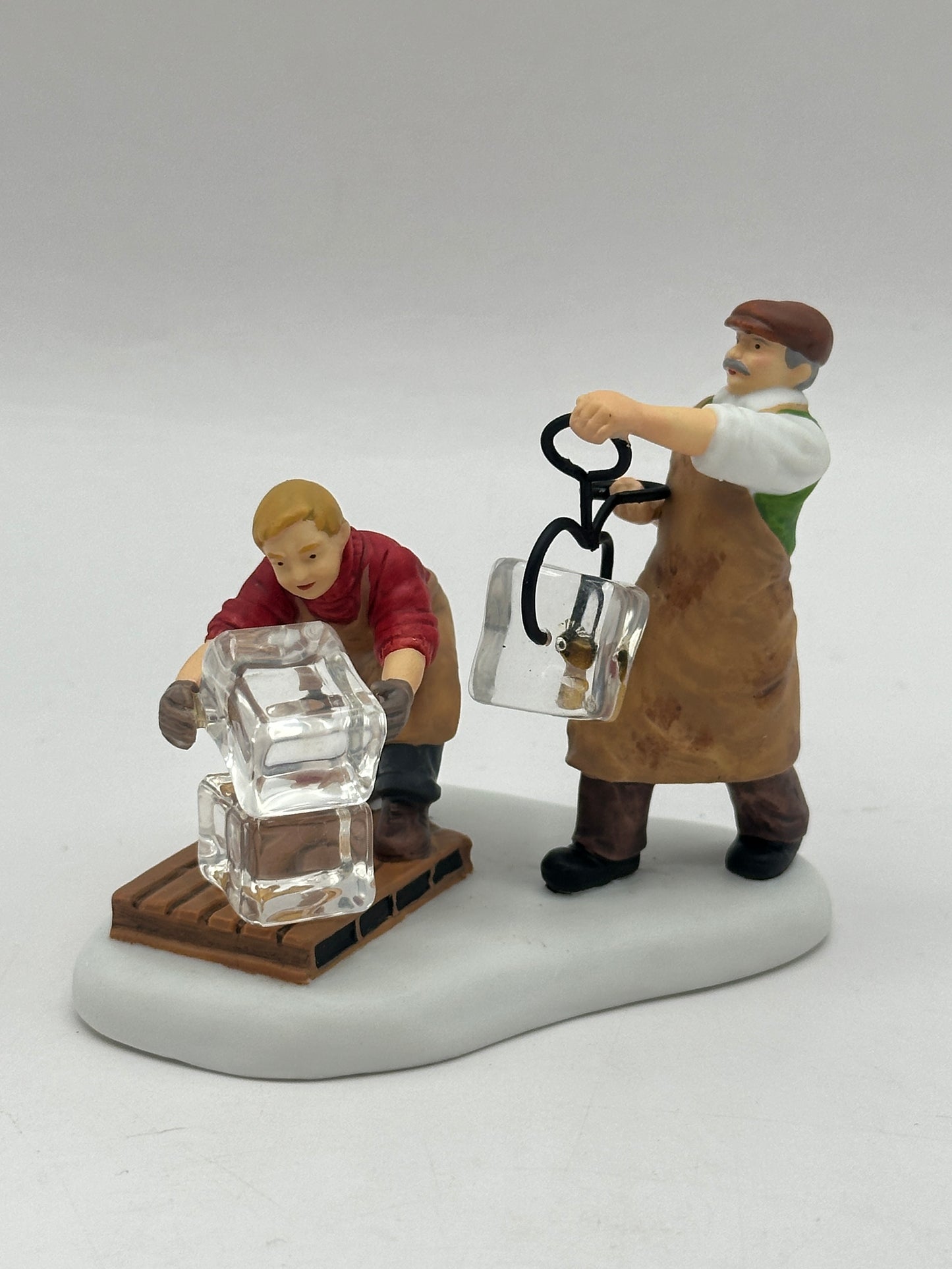 Department 56 - Unloading Ice Blocks At The Dock - Christmas in the City
