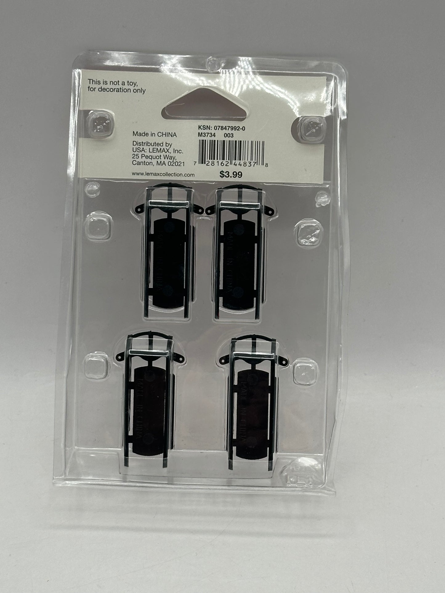Lemax Sled Set of 4
