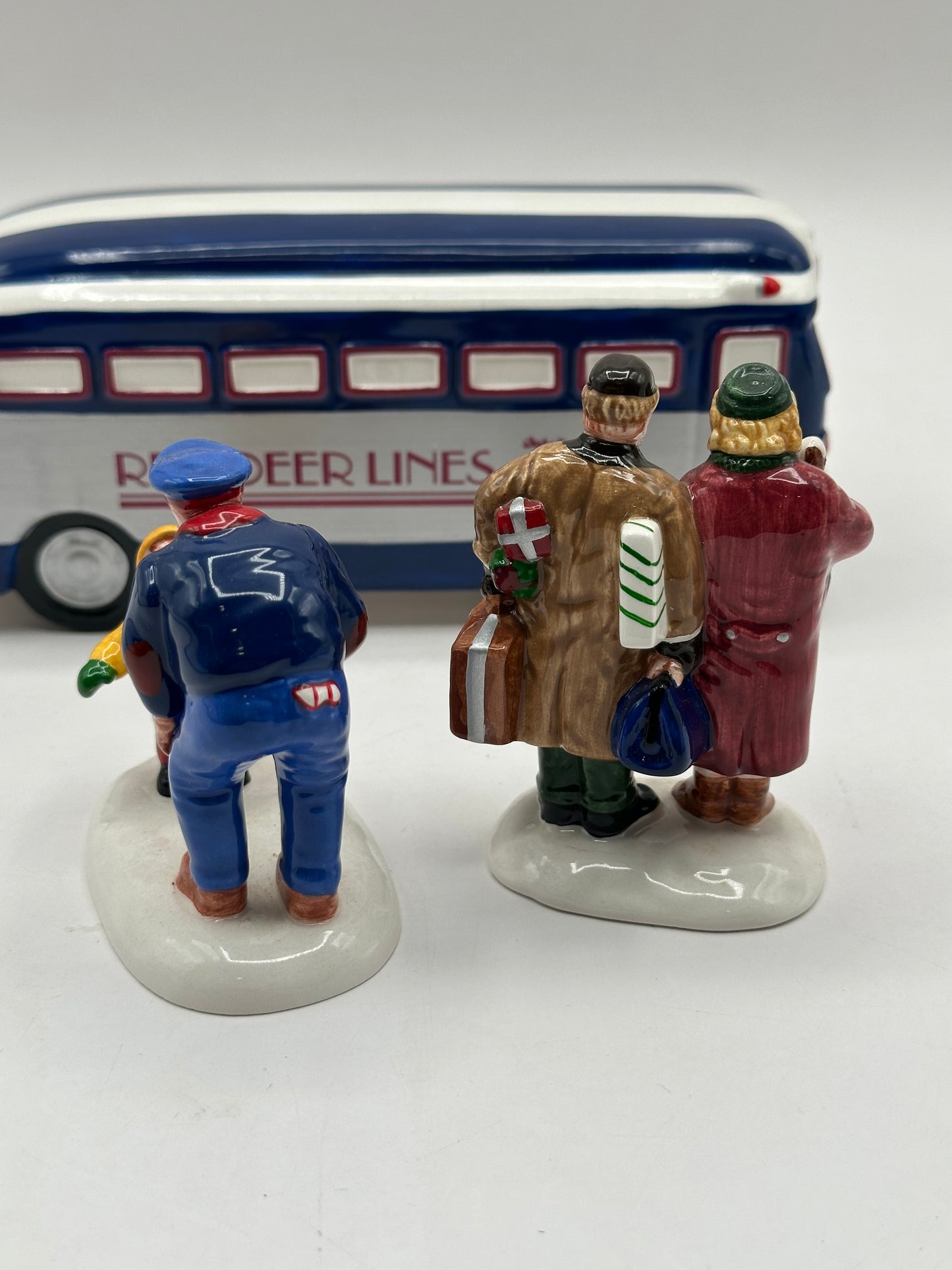 Department 56 - A Ride On The Reindeer Lines - Original Snow Village