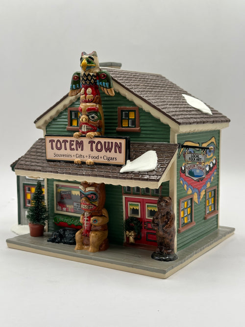Department 56 - Totem Town Souvenir Shop - Original Snow Village