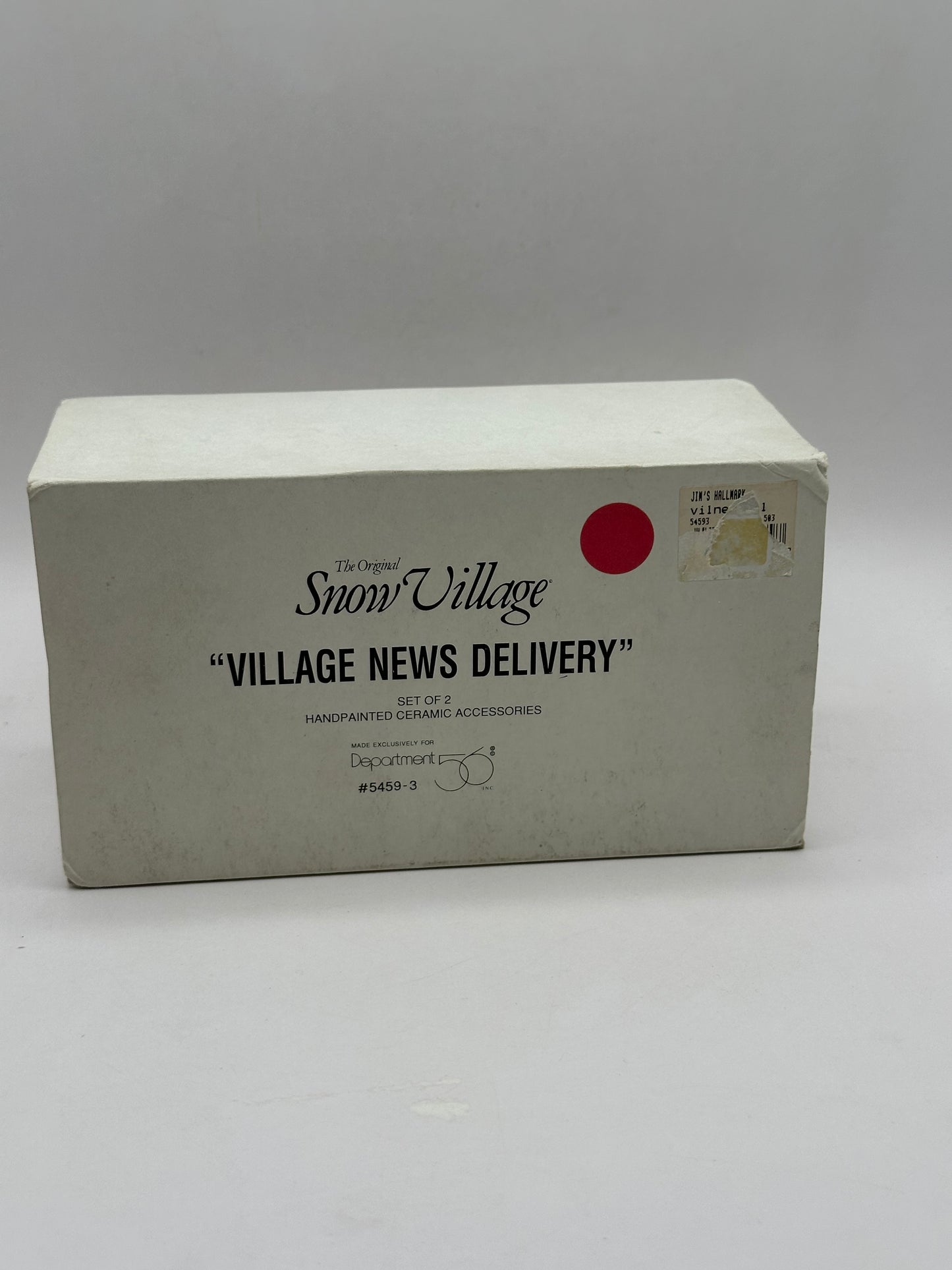 Department 56 - Village News Delivery - Original Snow Village