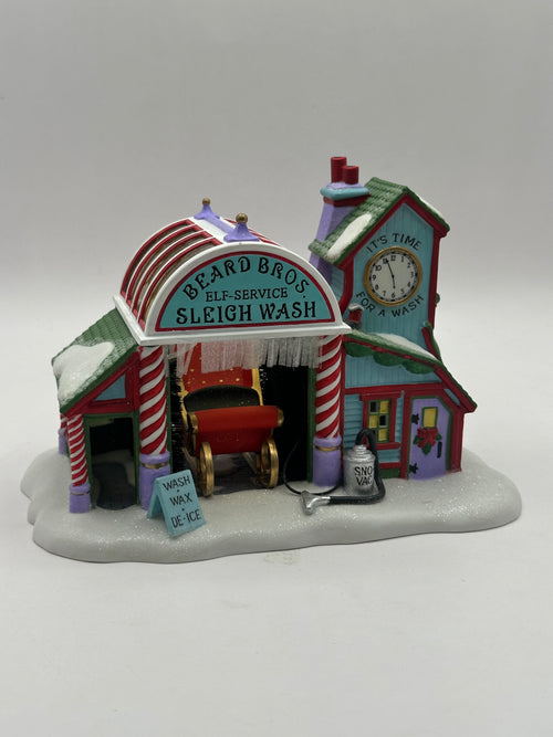Department 56 - Beard Bros. Sleigh Wash - North Pole Series