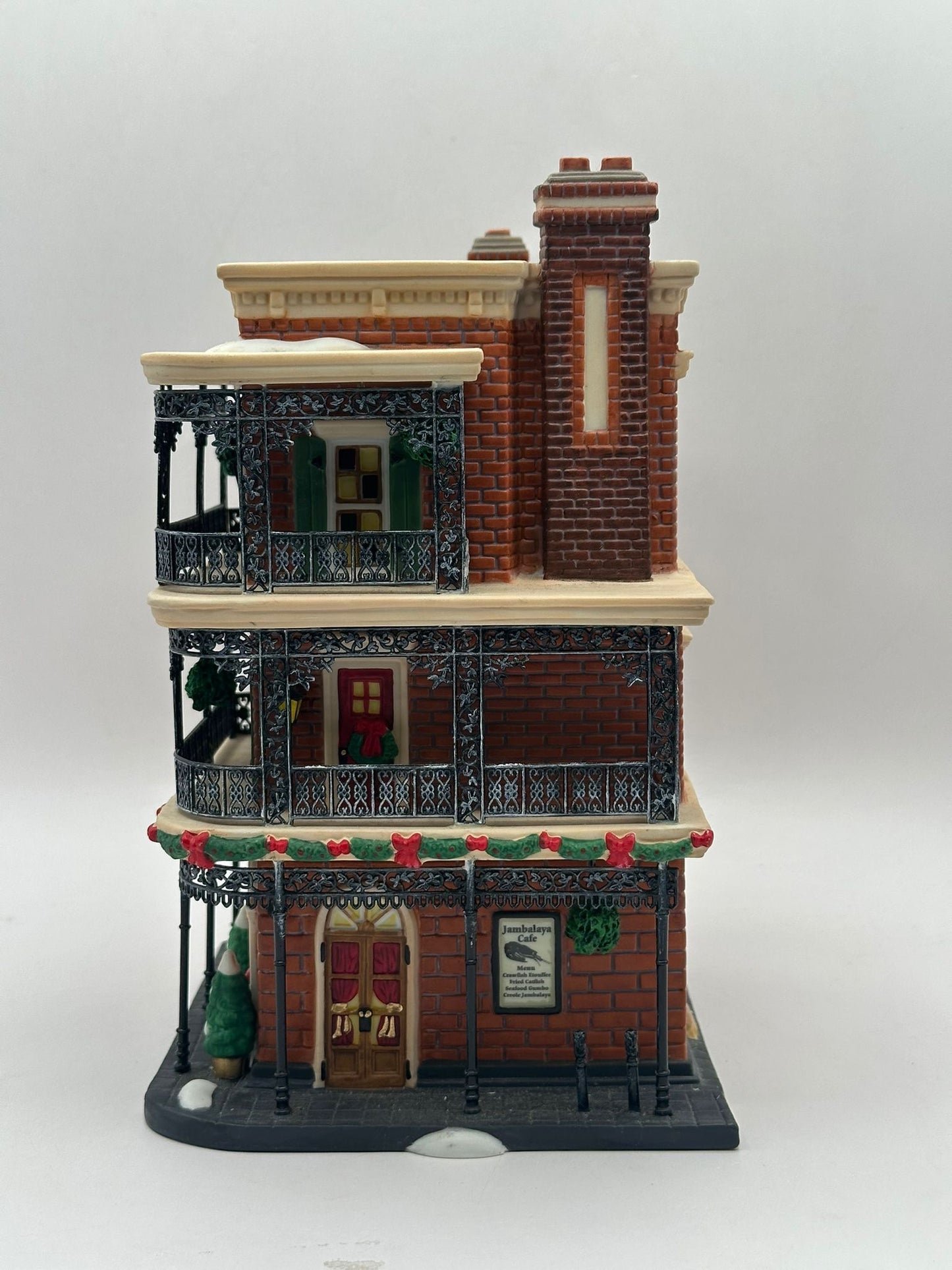 Department 56 - Jambalaya Cafe (*Missing Sign*) - Christmas in the City