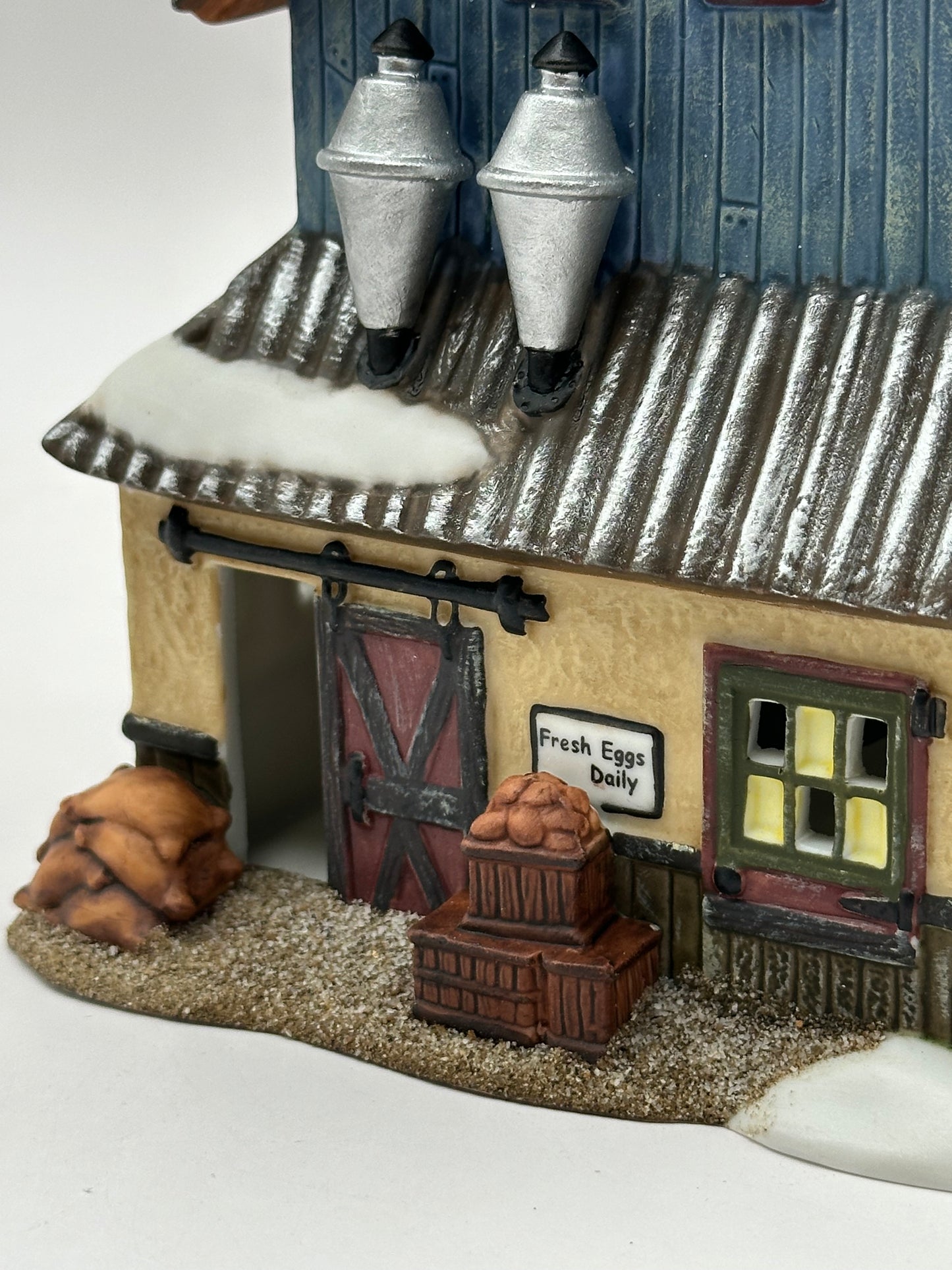 Department 56 - Hutchison Grain Elevator - New England Village