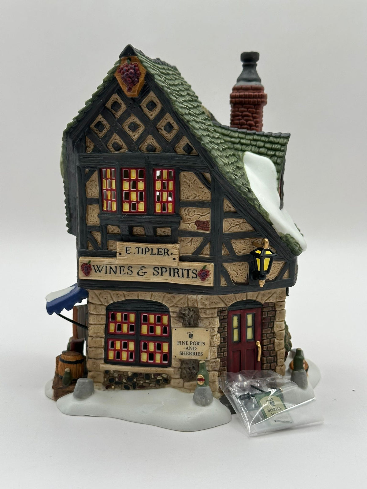 Department 56 - E. Tipler, Agent For Wine & Spirits - Dickens' Village