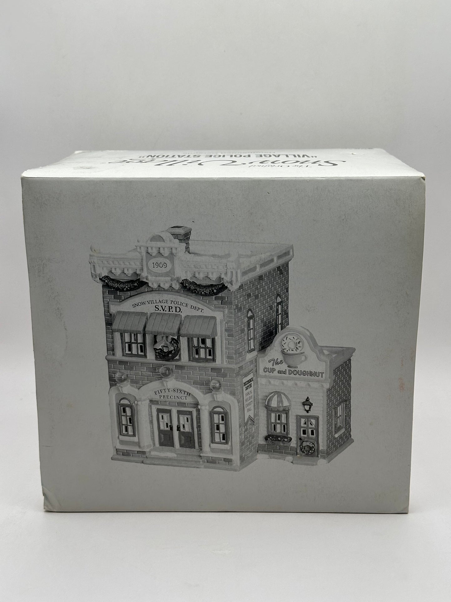Department 56 - Village Police Station - Original Snow Village