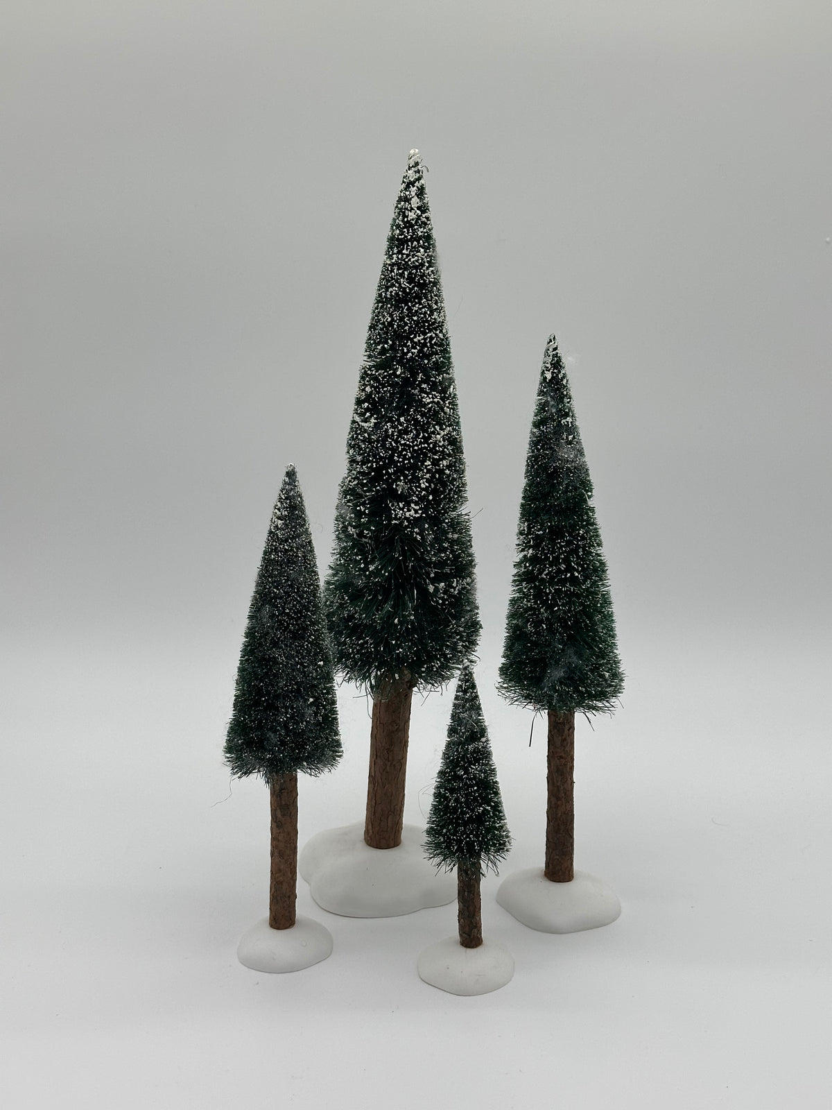 Department 56 - Frosted Fir Trees - Village Accessories