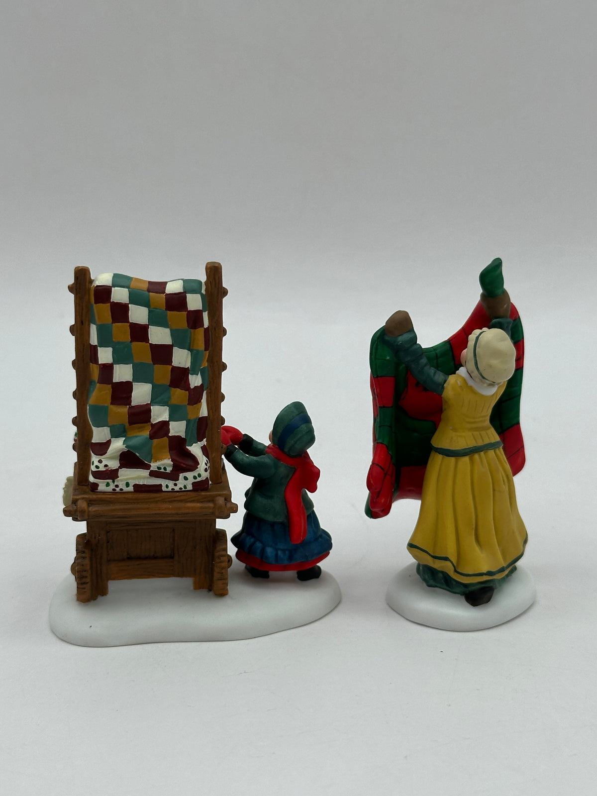 Department 56 - Christmas Bazaar...Handmade Quilts - New England Village