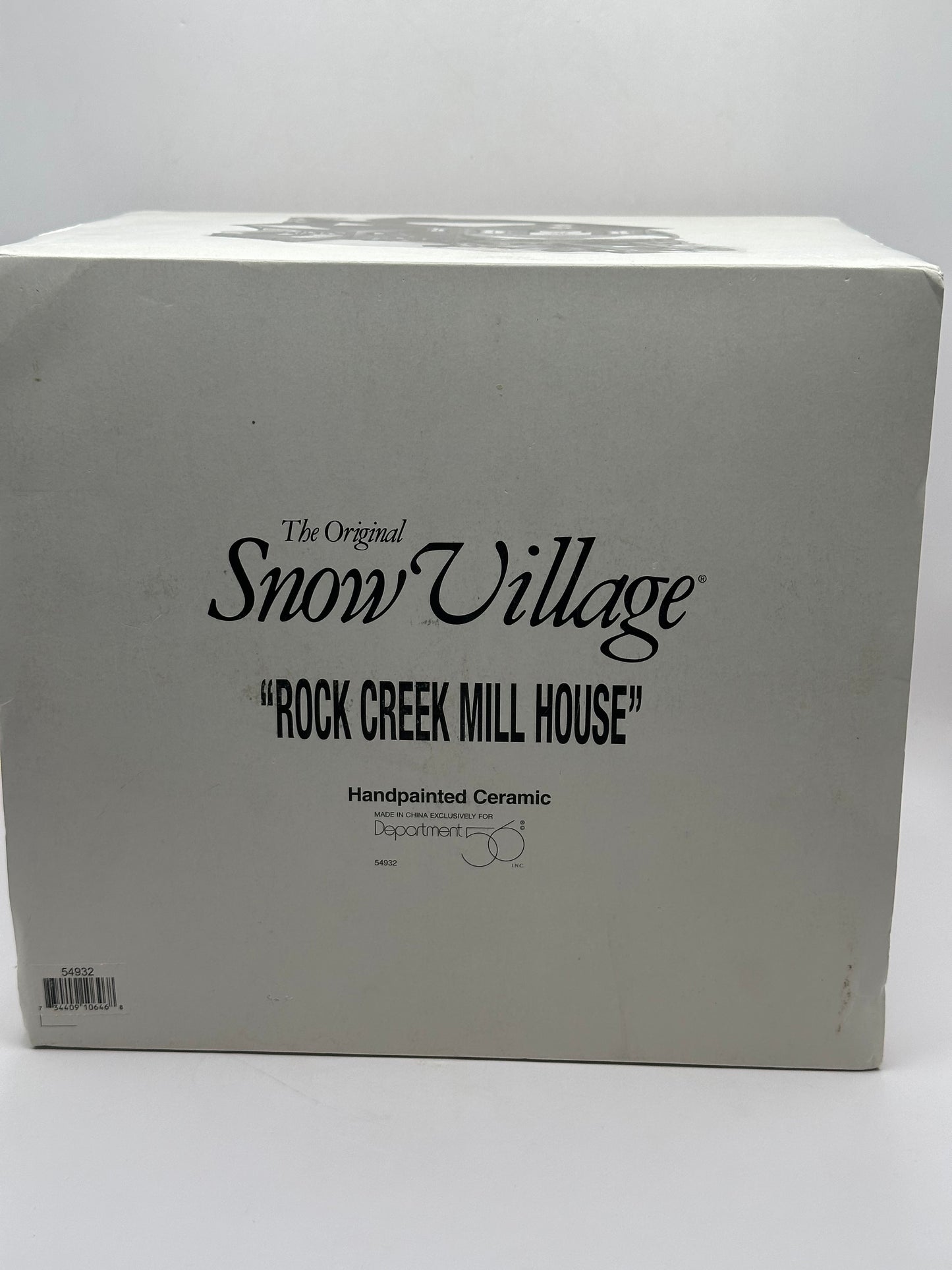 Department 56 - Rock Creek Mill House - Original Snow Village