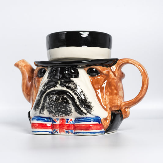 Carters of Suffolk - British Bull Dog  - Handmade Teapot