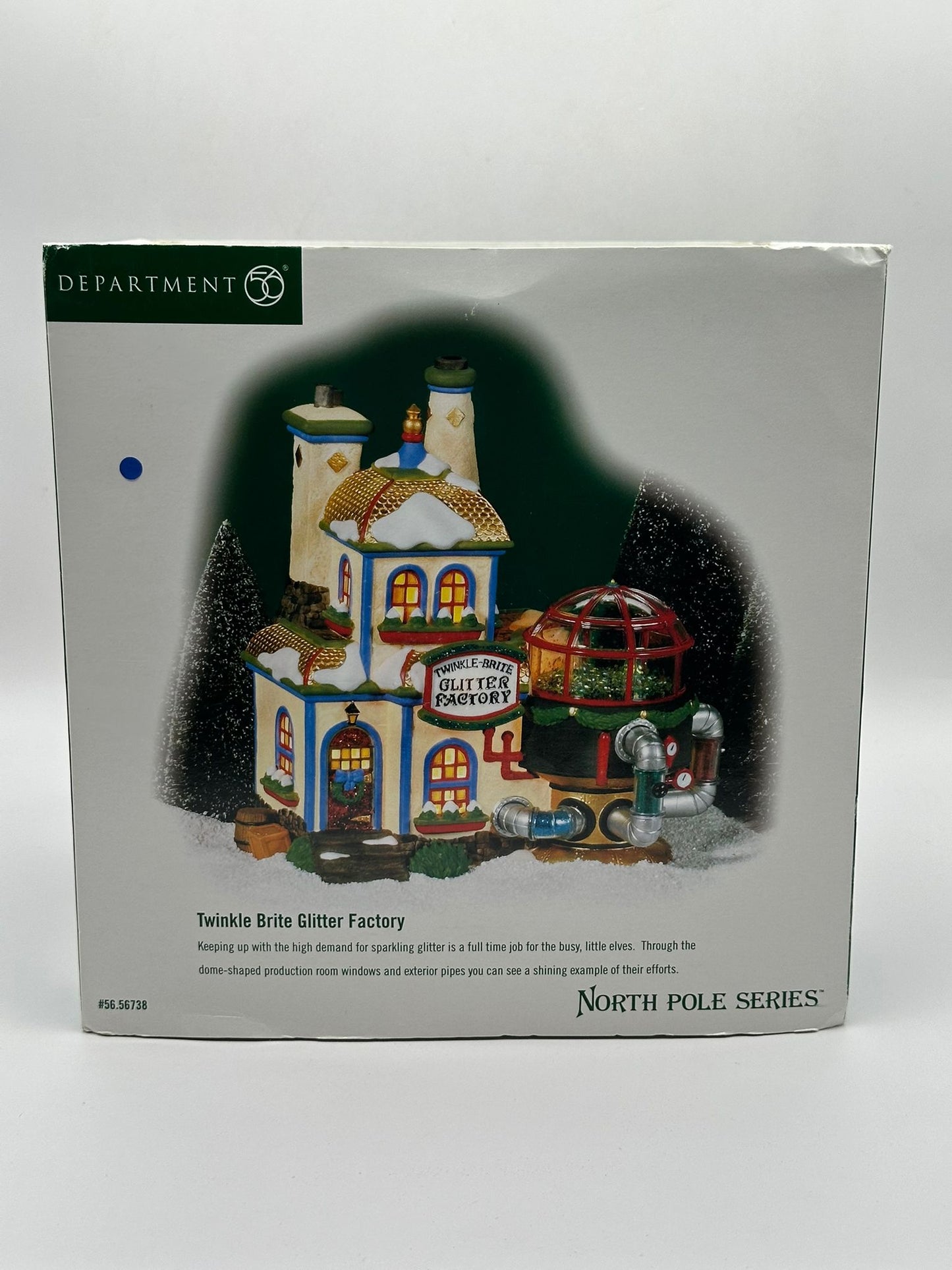 Department 56 - Twinkle Brite Glitter Factory - North Pole Series