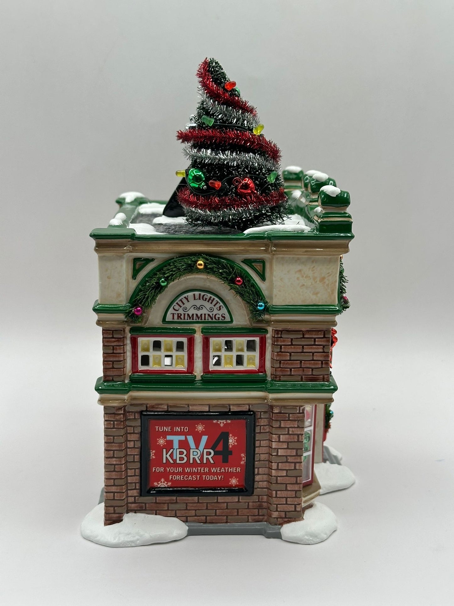 Department 56 - City Lights Christmas Trimmings - Original Snow Village