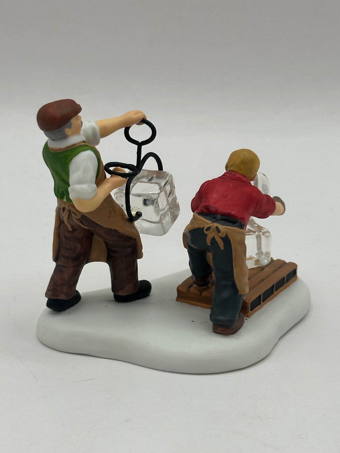 Department 56 - Unloading Ice Blocks At The Dock - Christmas in the City