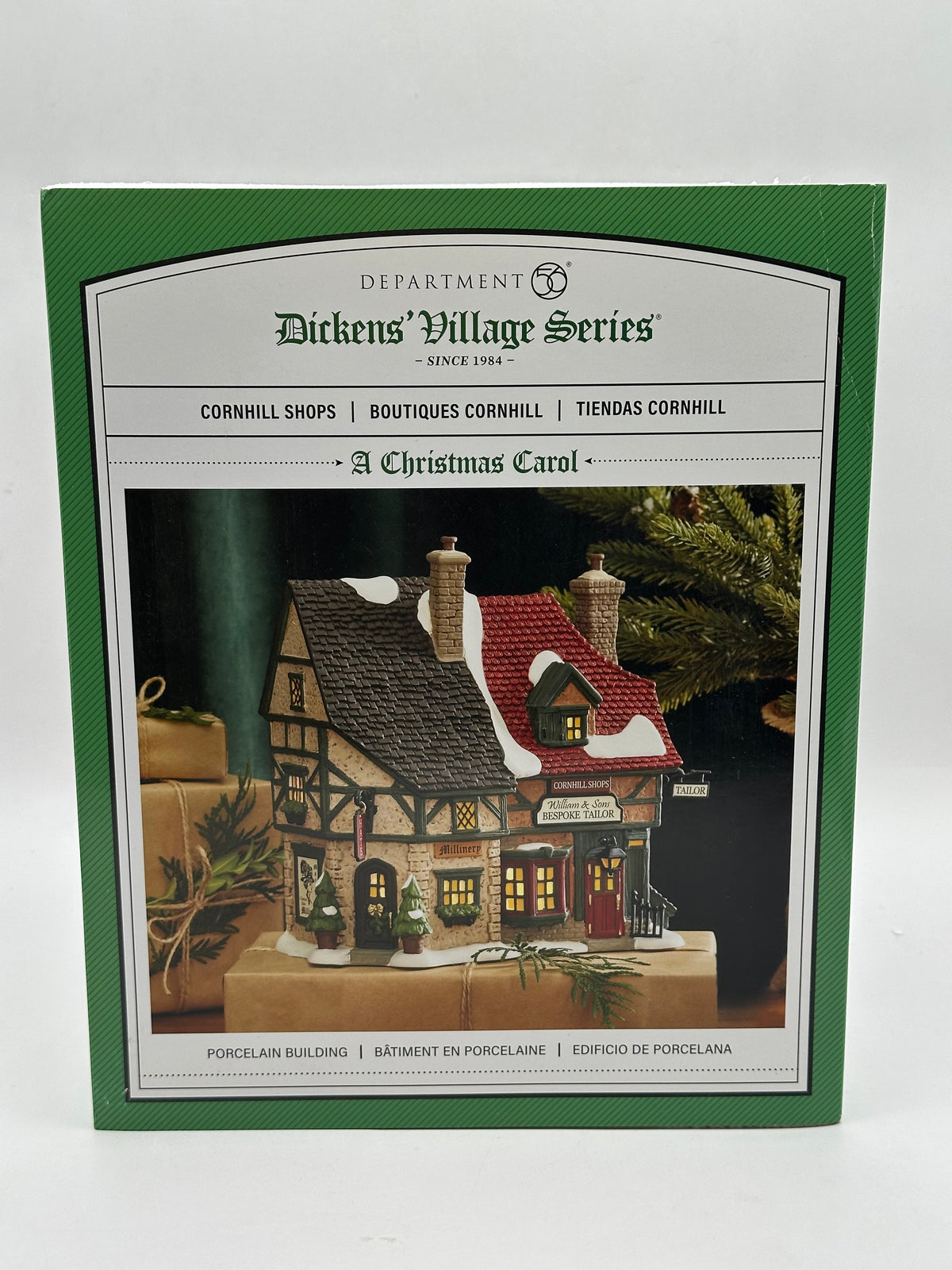 Department 56 - Cornhill Shops (A Christmas Carol) - Dickens' Village