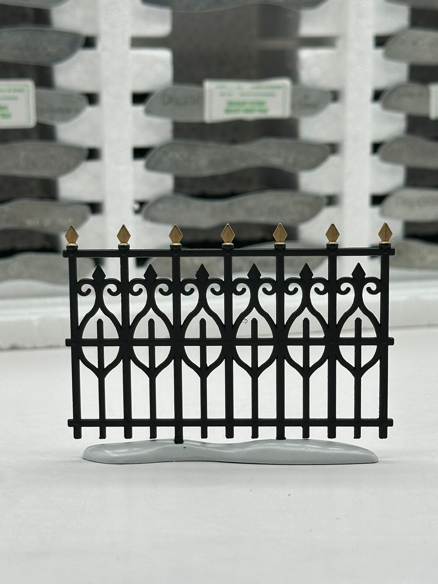 Department 56 - Victorian Wrought Iron Fence Extension - Village Accessories