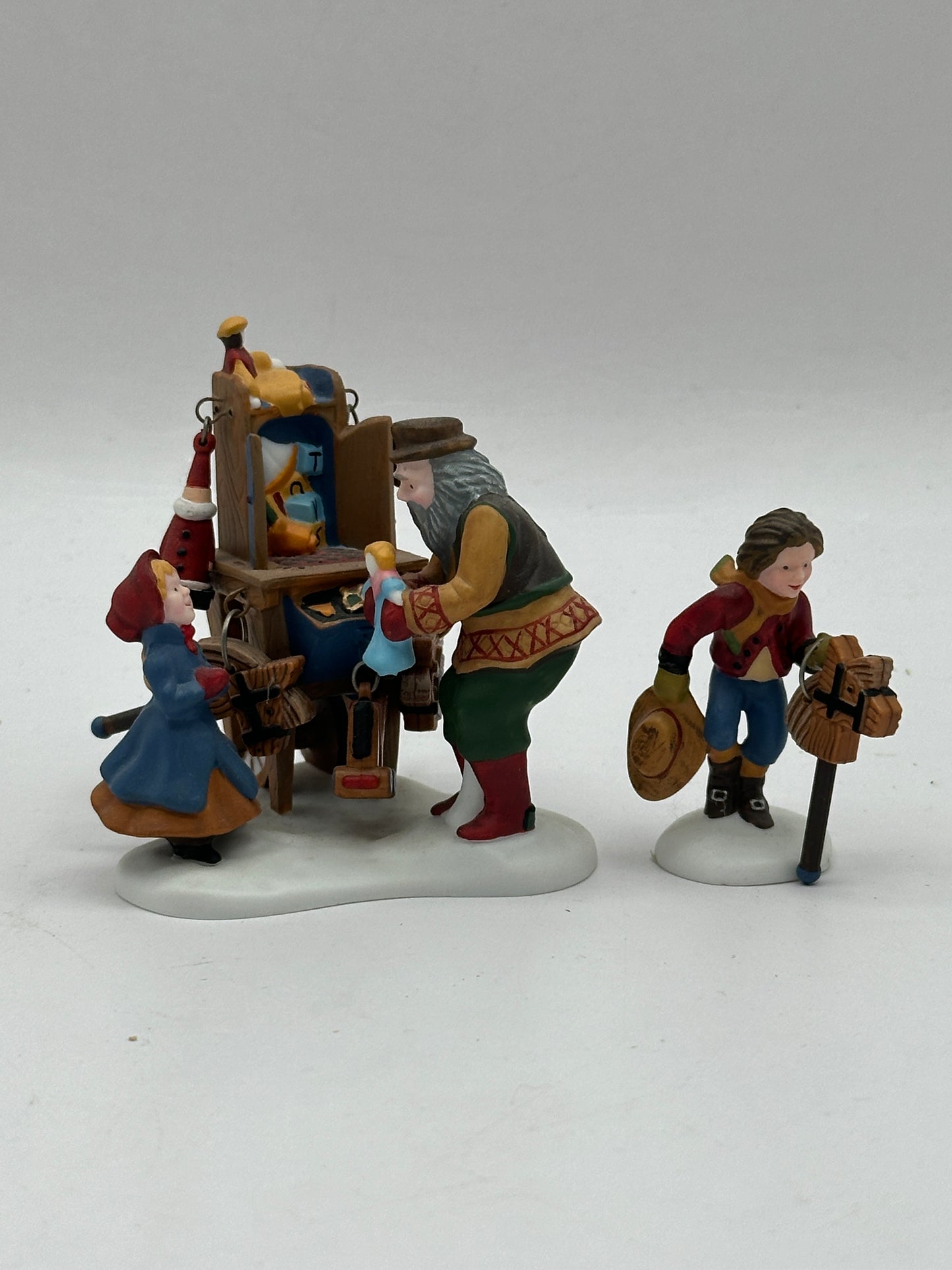 Department 56 - Christmas Bazaar...Toy Vendor & Cart - New England Village