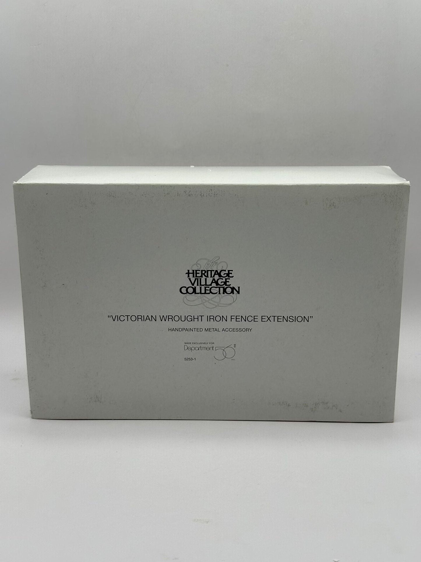 Department 56 - Victorian Wrought Iron Fence Extension - Village Accessories