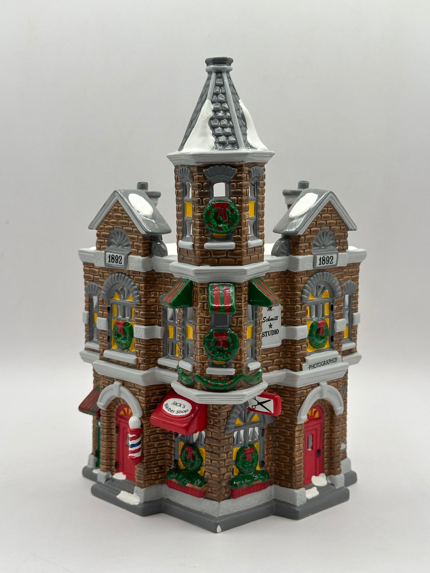 Department 56 - Jack's Corner Barber Shop - Original Snow Village