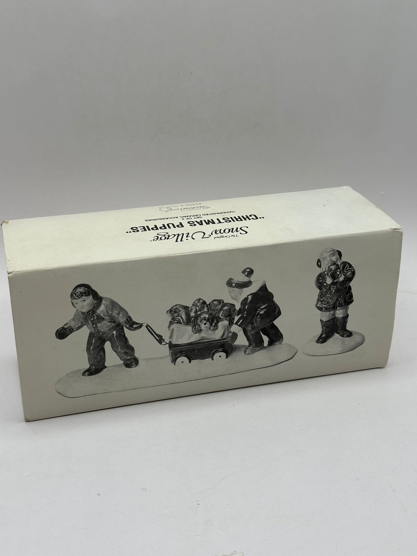 Department 56 - Christmas Puppies - Original Snow Village
