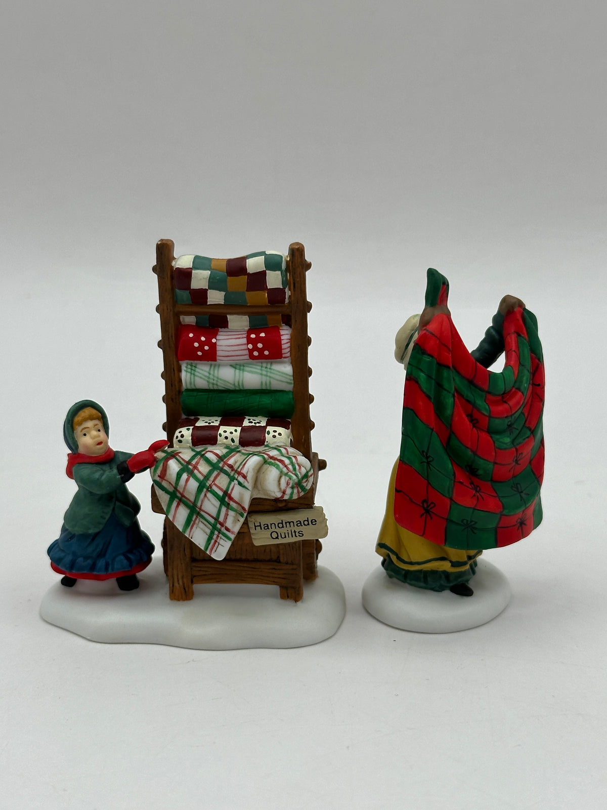 Department 56 - Christmas Bazaar...Handmade Quilts - New England Village