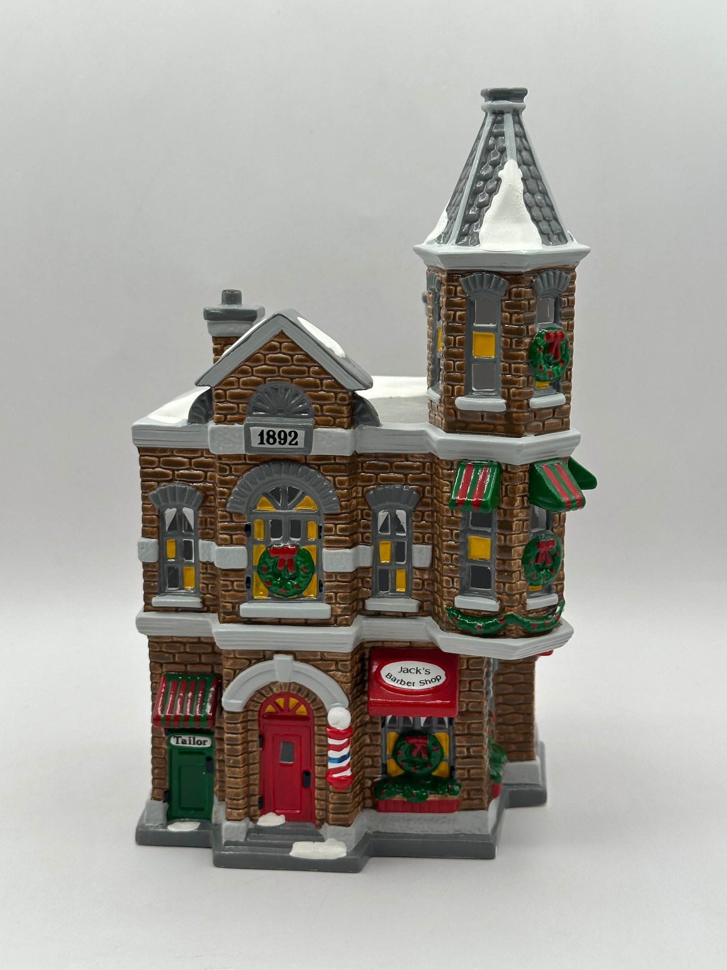 Department 56 - Jack's Corner Barber Shop - Original Snow Village