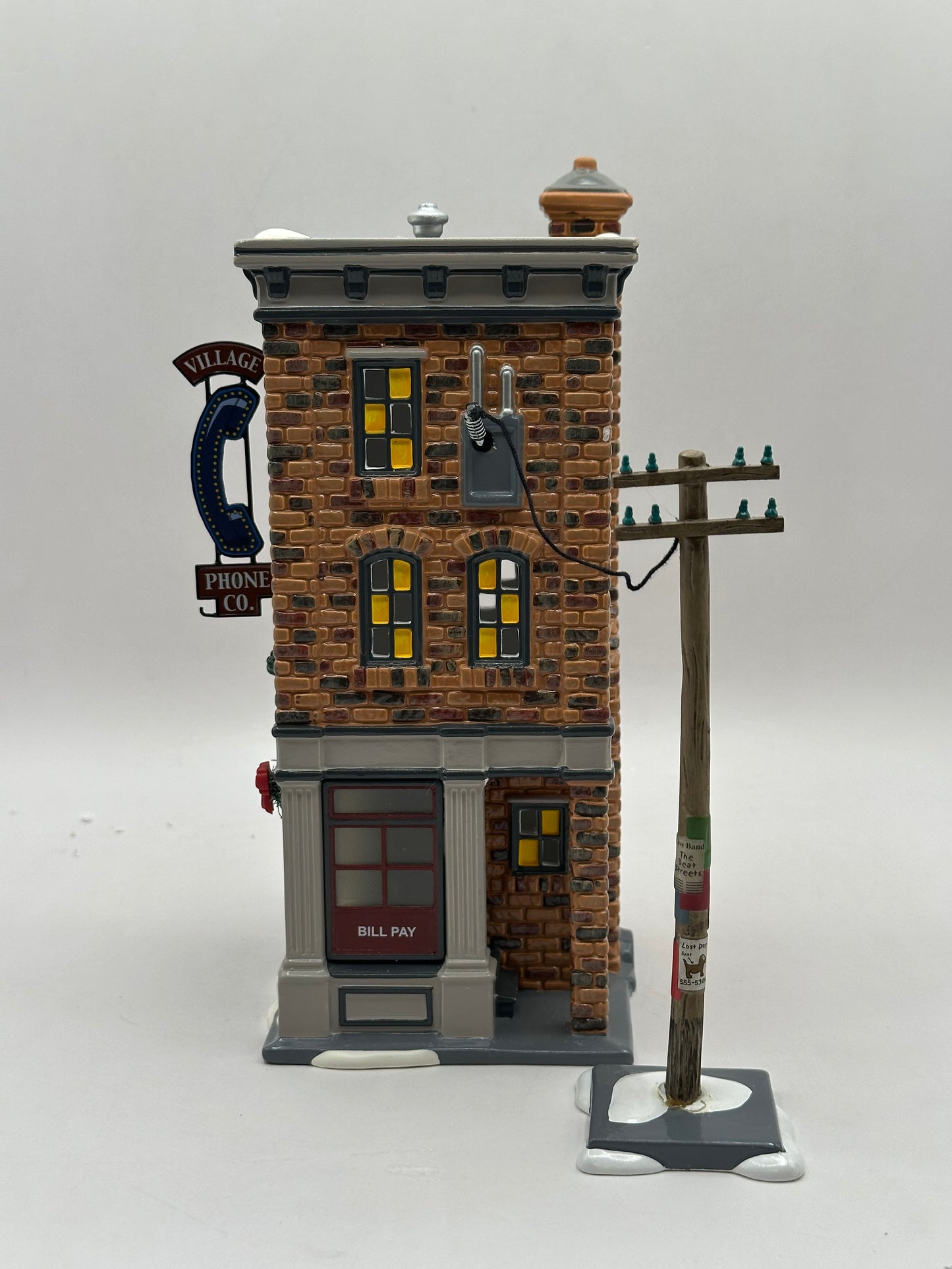 Department 56 - Village Phone Company - Original Snow Village