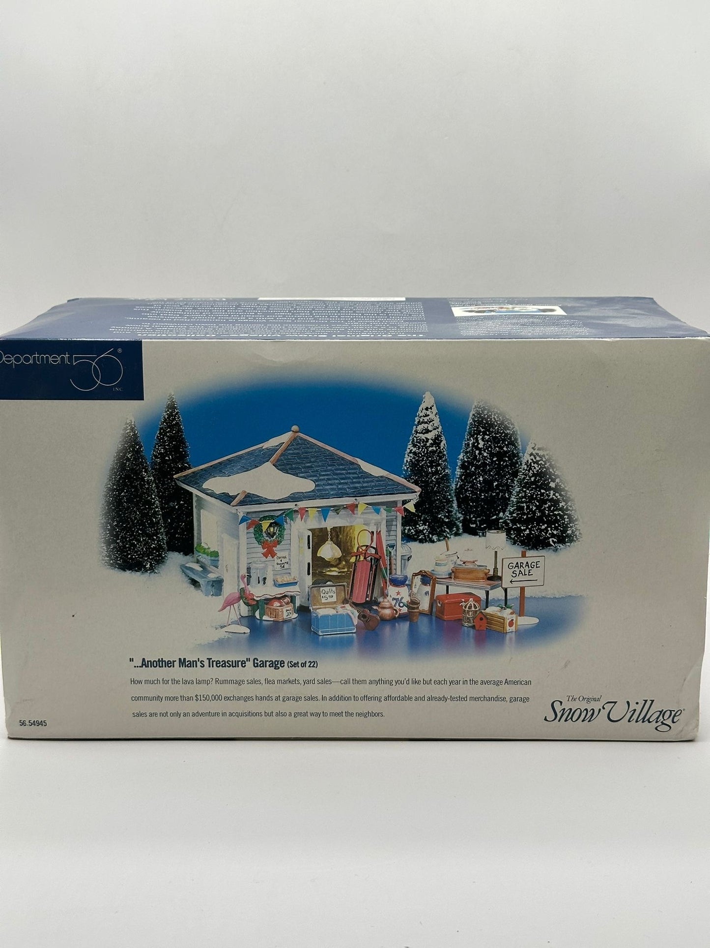 Department 56 - "...Another Man's Treasure" Garage - Original Snow Village