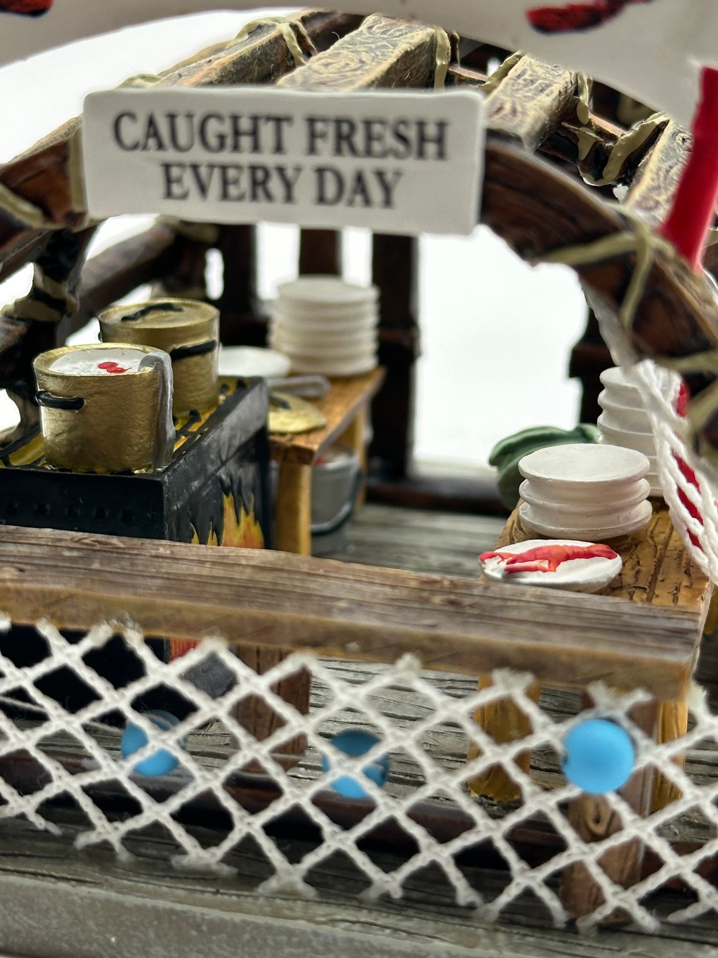 Department 56 - Lobster Trap Boardwalk Booth - Christmas in the City