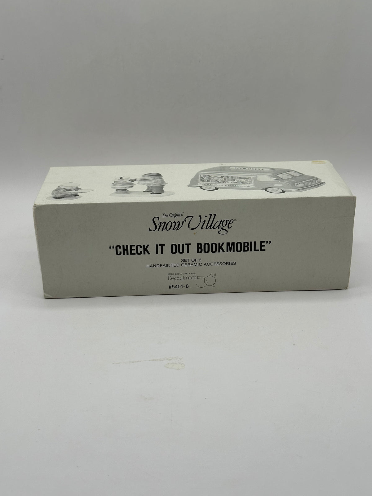 Department 56 - Check It Out Bookmobile - Original Snow Village