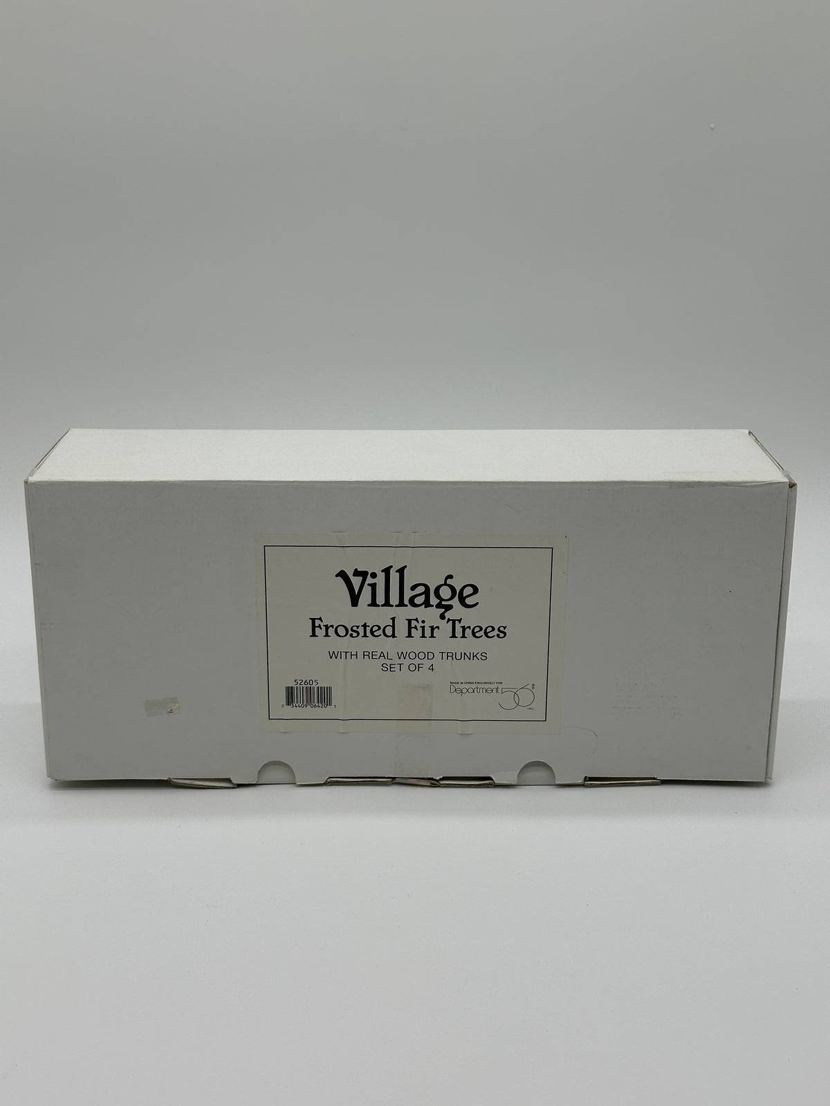 Department 56 - Frosted Fir Trees - Village Accessories