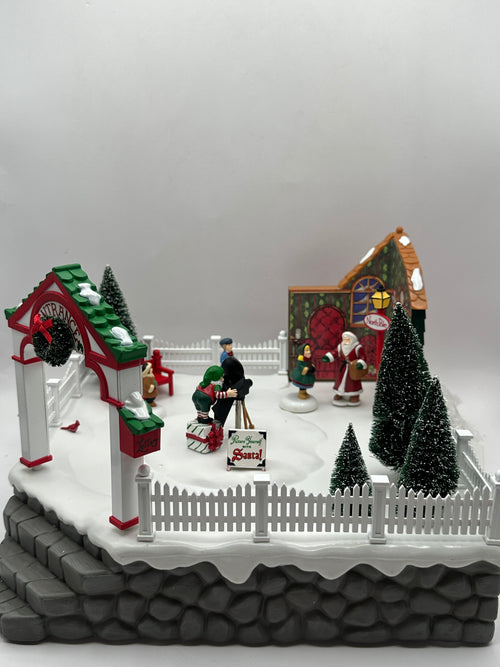 Department 56 - Village Animated Photo With Santa - Village Accessories