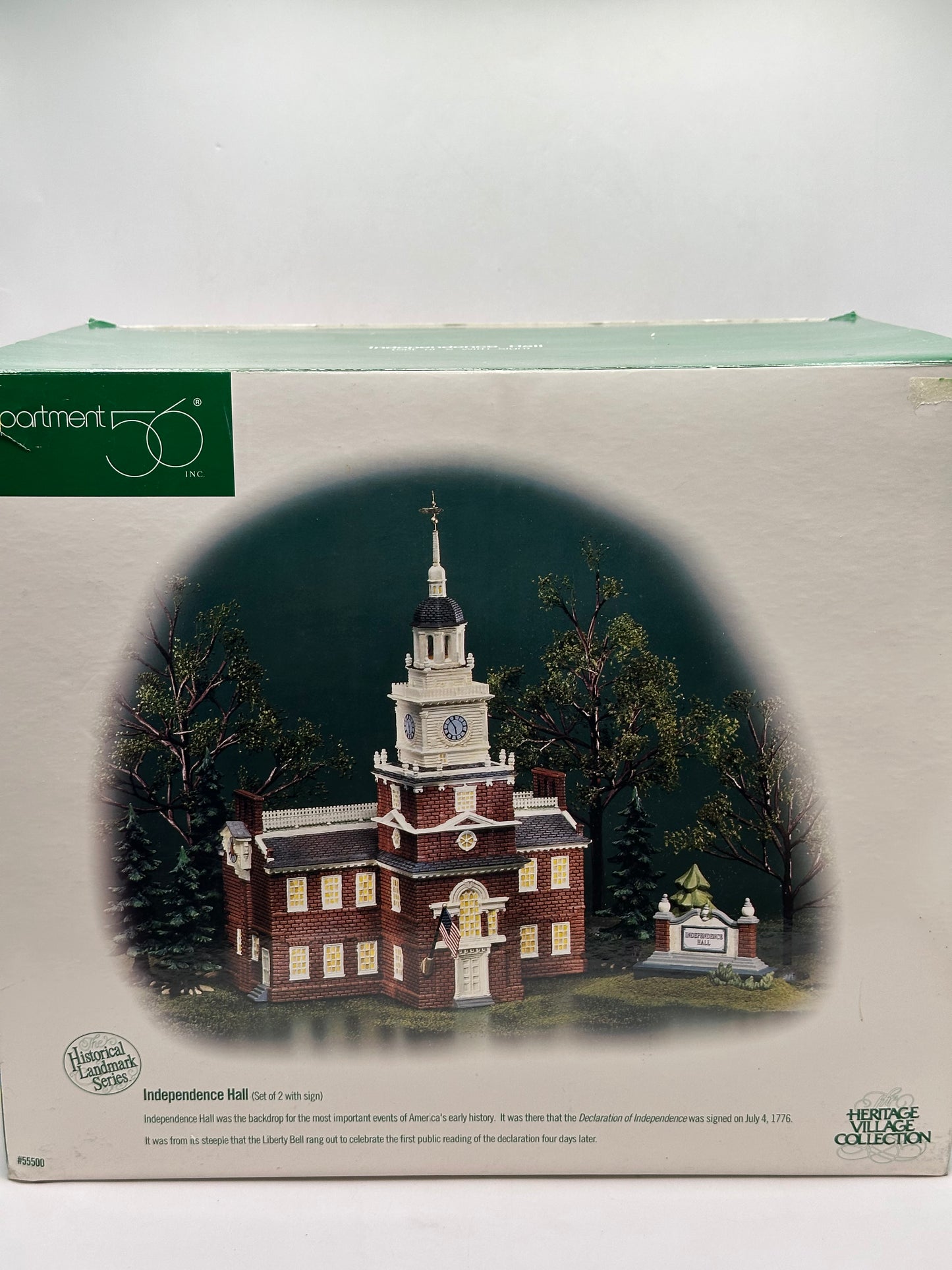 Department 56 - Independence Hall - Historical Landmark Series