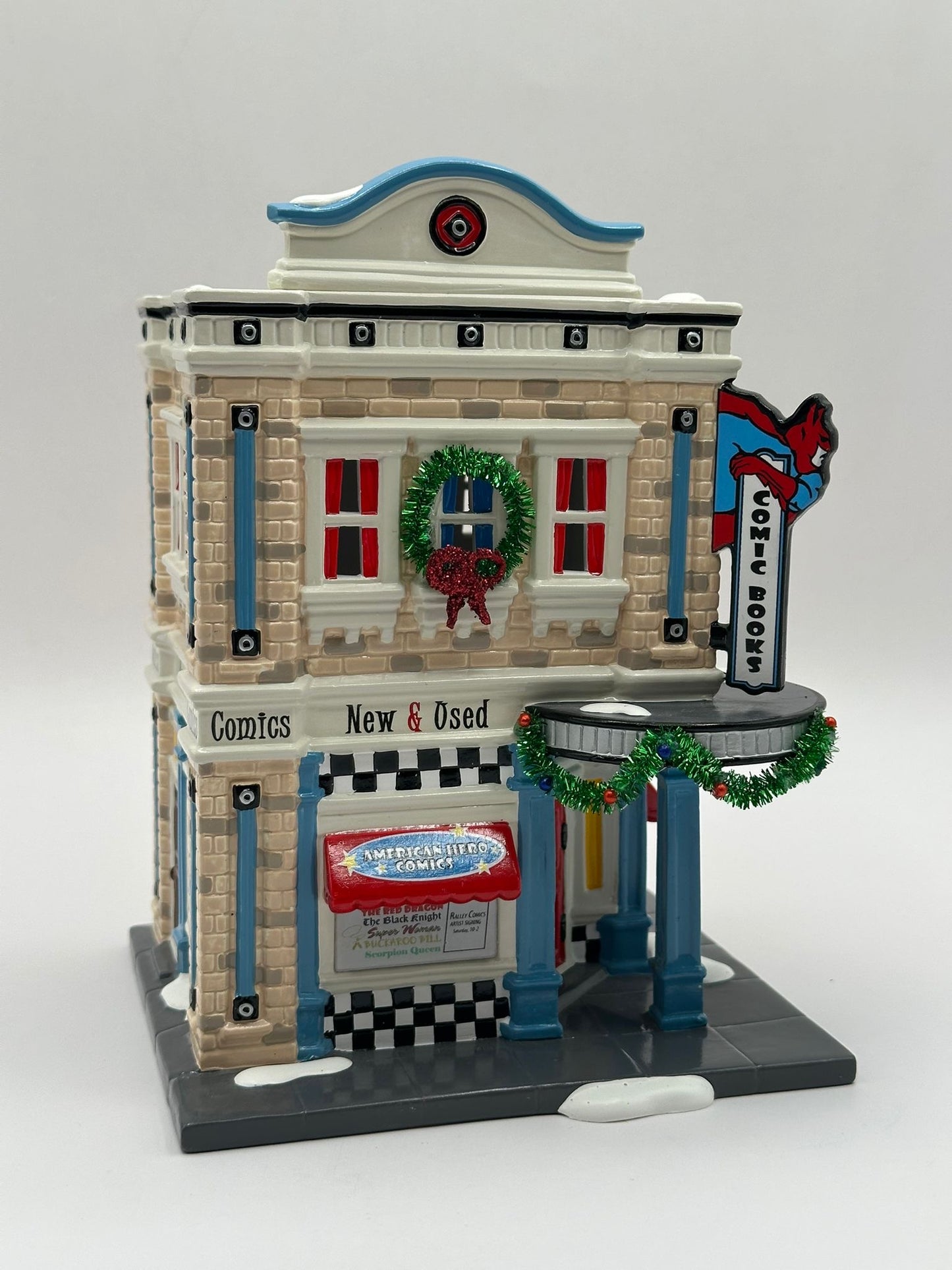 Department 56 - American Hero Comics - Original Snow Village