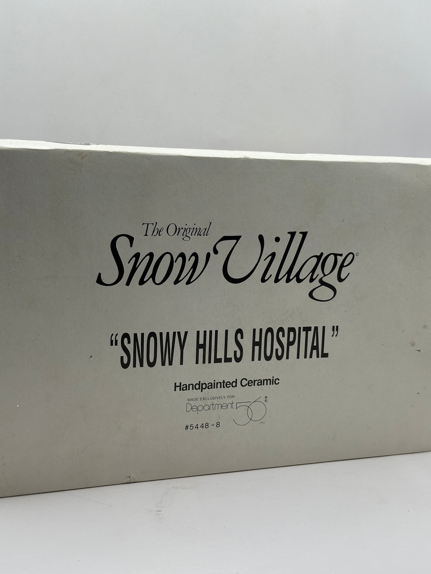 Department 56 - Snowy Hills Hospital - Original Snow Village