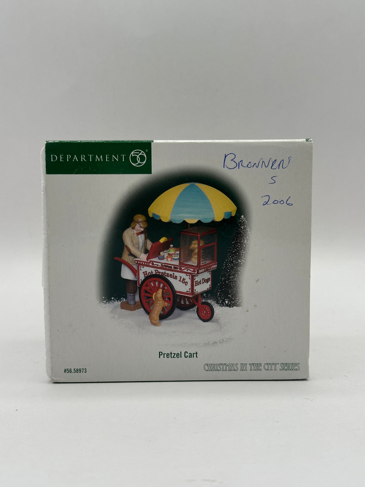 Department 56 - Pretzel Cart - Christmas in the City