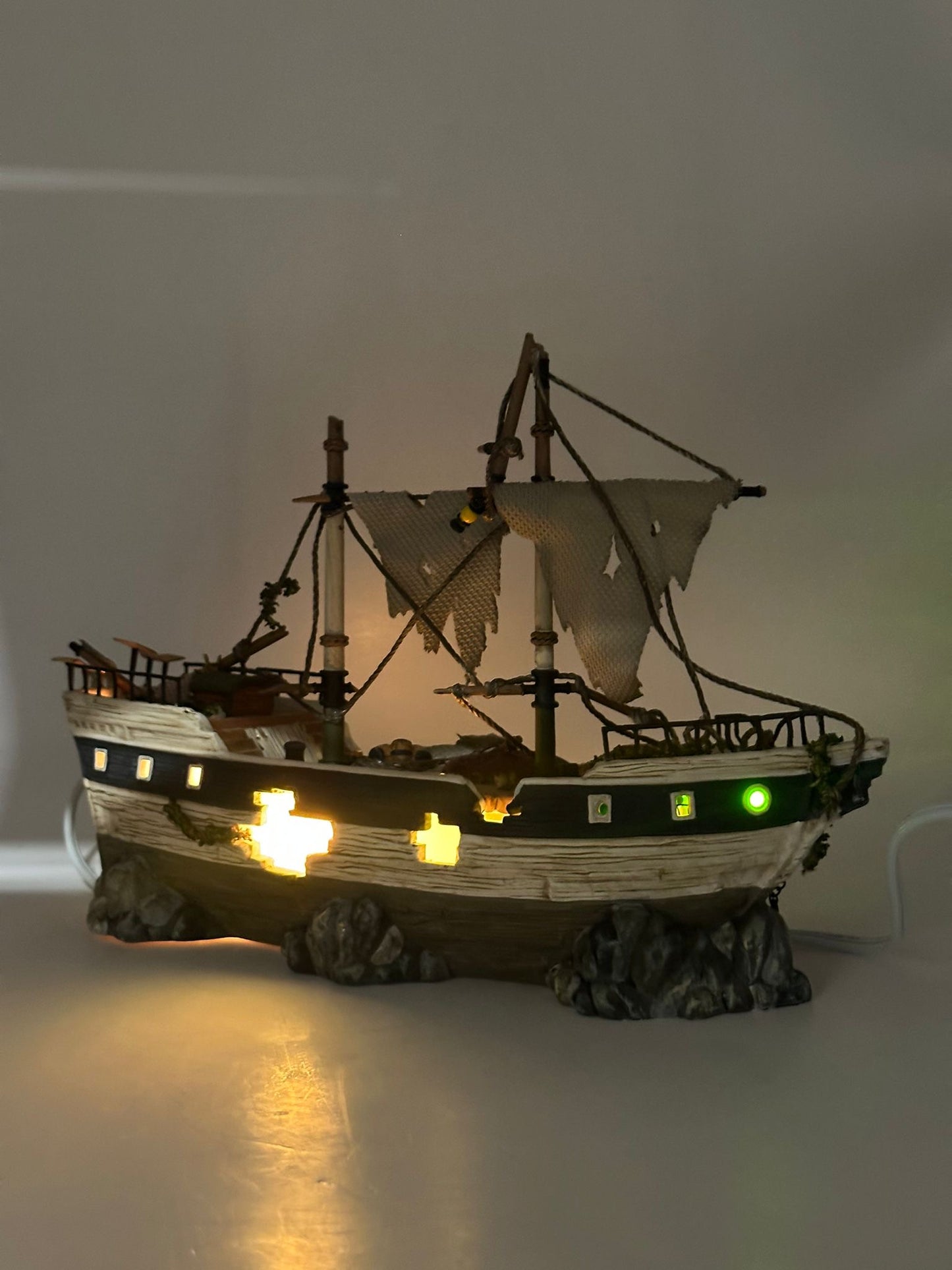 Department 56 - The Spooky Schooner - Snow Village Halloween