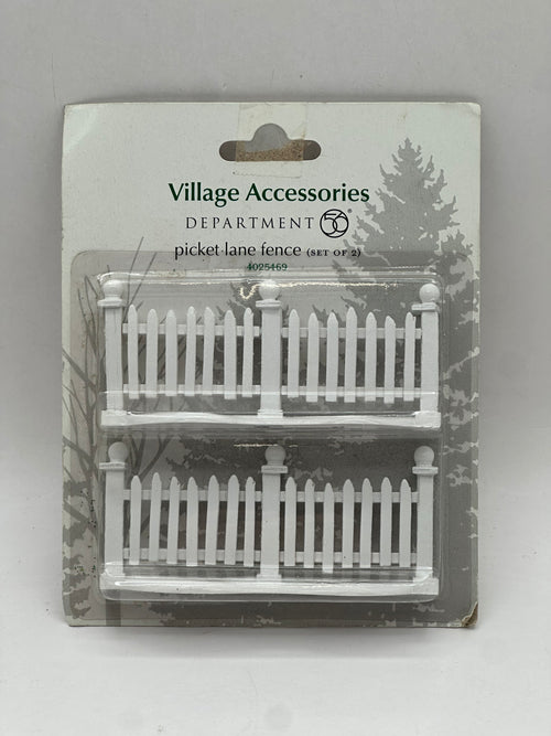 Department 56 - Picket Lane Fence - Village Accessories
