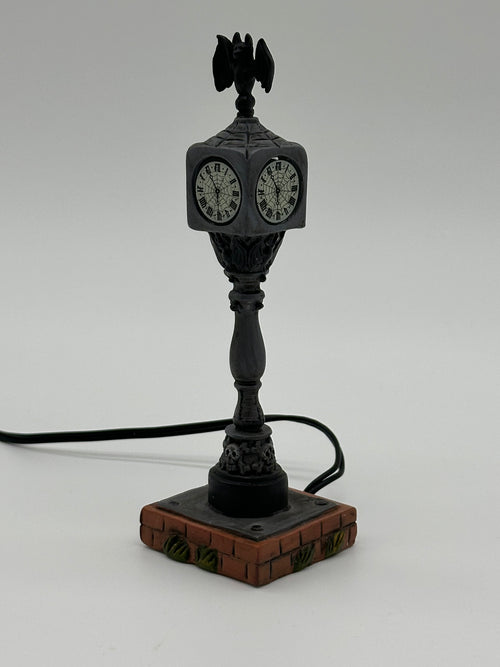 Department 56 - Lit Halloween Town Clock - Halloween