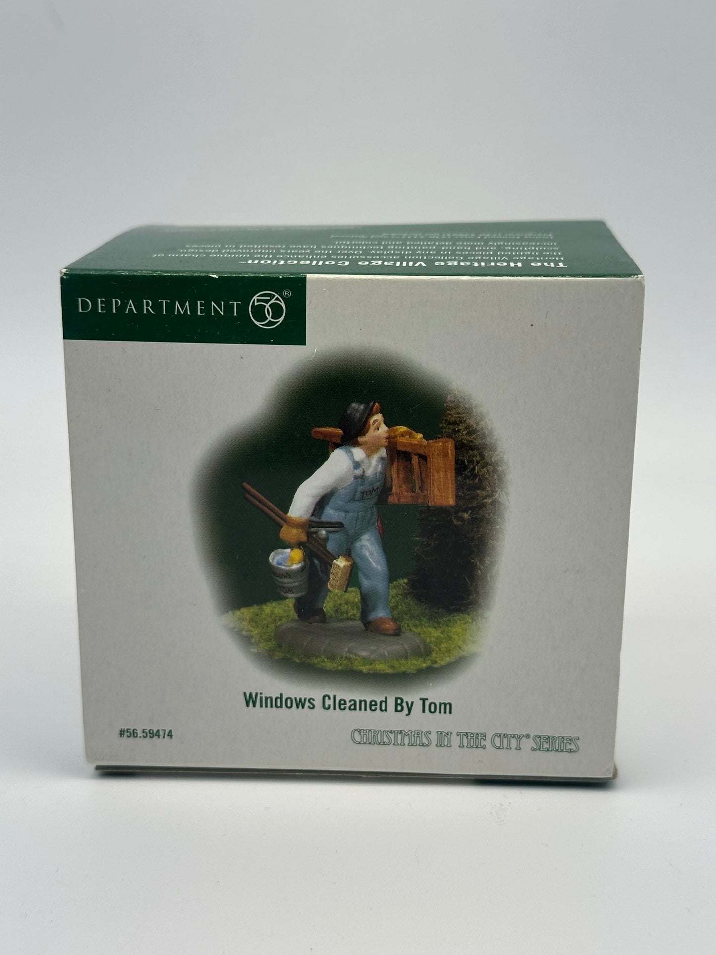 Department 56 - Windows Cleaned By Tom - Christmas in the City