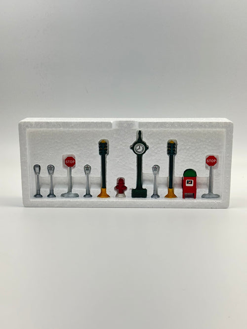 Department 56 - HV Utility Accessories (Set of 11) - Christmas in the City