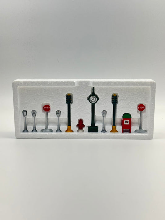 Department 56 - HV Utility Accessories (Set of 11) - Christmas in the City