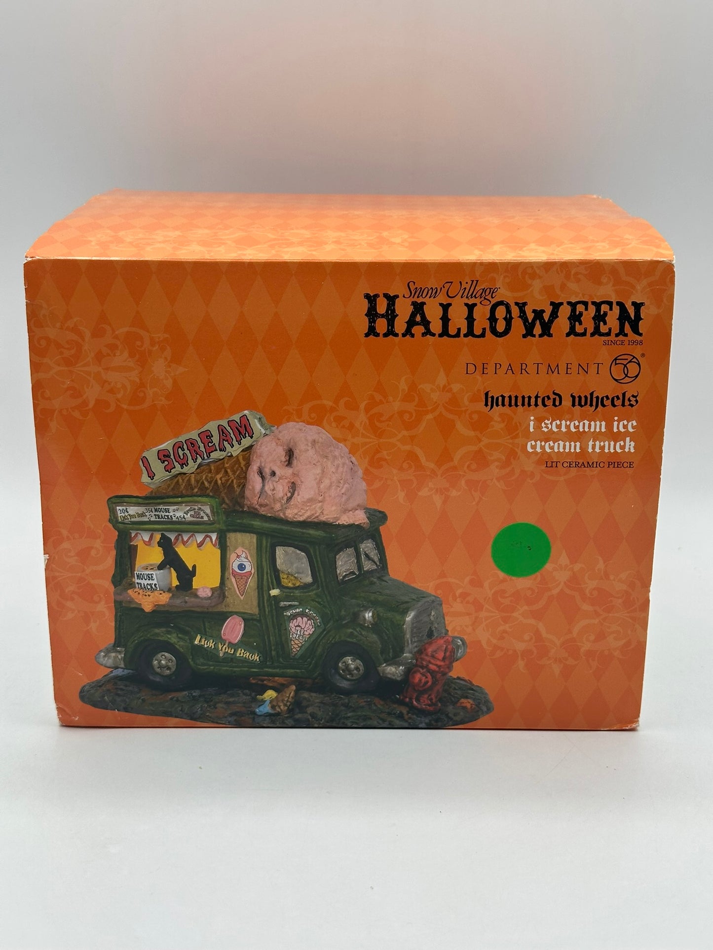 Department 56 - I Scream Ice Cream Truck - Snow Village Halloween