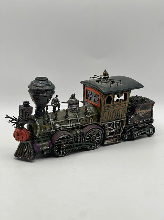 Department 56 - Haunted Rails Engine & Coal Car - Snow Village Halloween