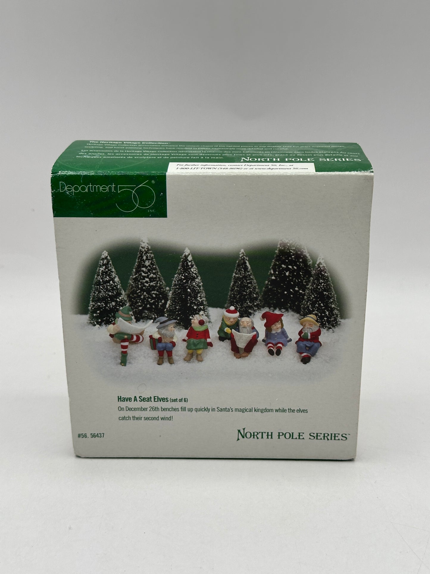 Department 56 - Have a Seat Elves - North Pole Series