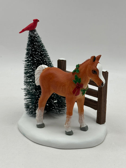 Department 56 - Cardinal Christmas Pony - Village Accessories