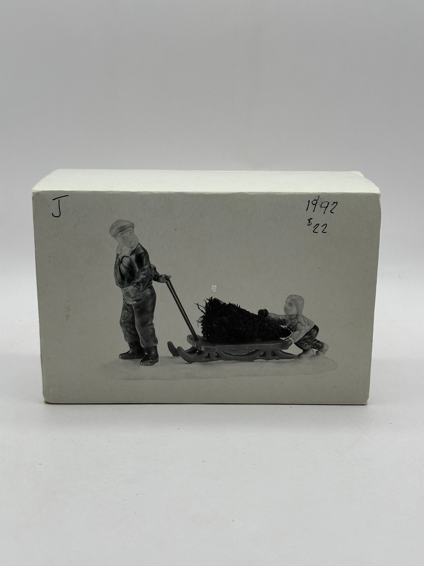 Department 56 - Bringing Home The Tree - Original Snow Village