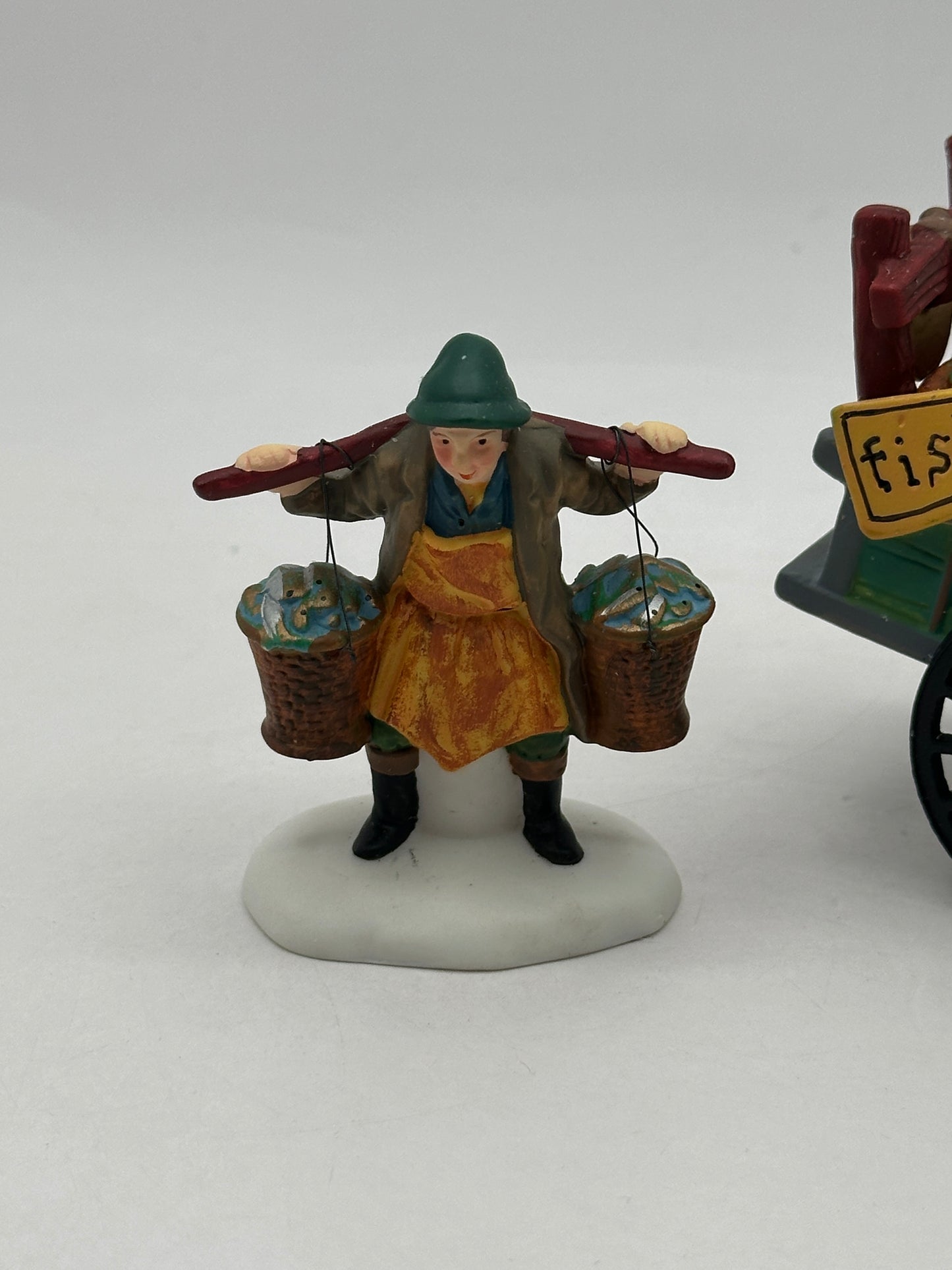 Department 56 - Chelsea Market Fish Monger & Cart - Dickens' Village