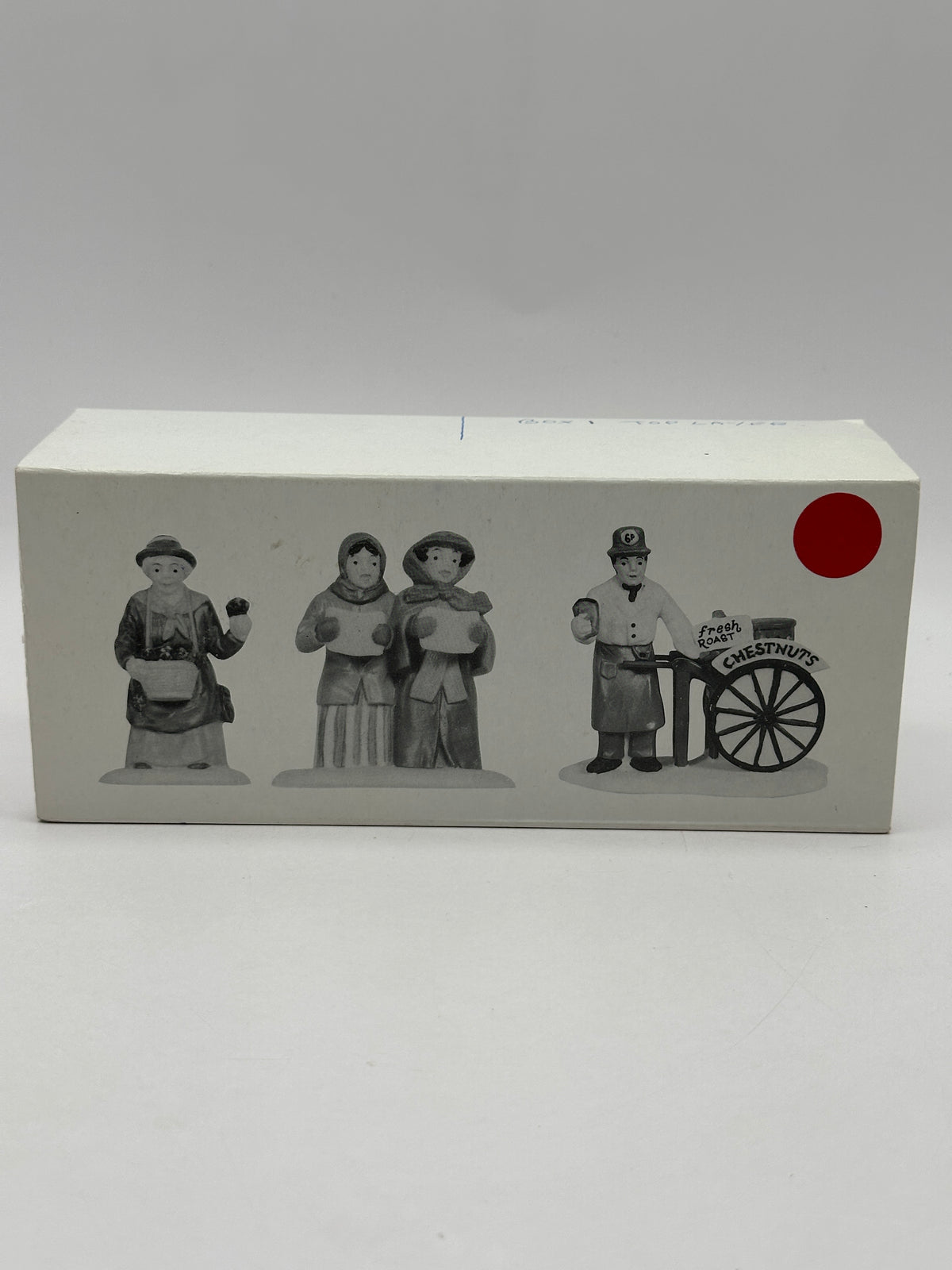 Department 56 - Violet Vendor / Carolers / Chestnut Vendor - Dickens' Village