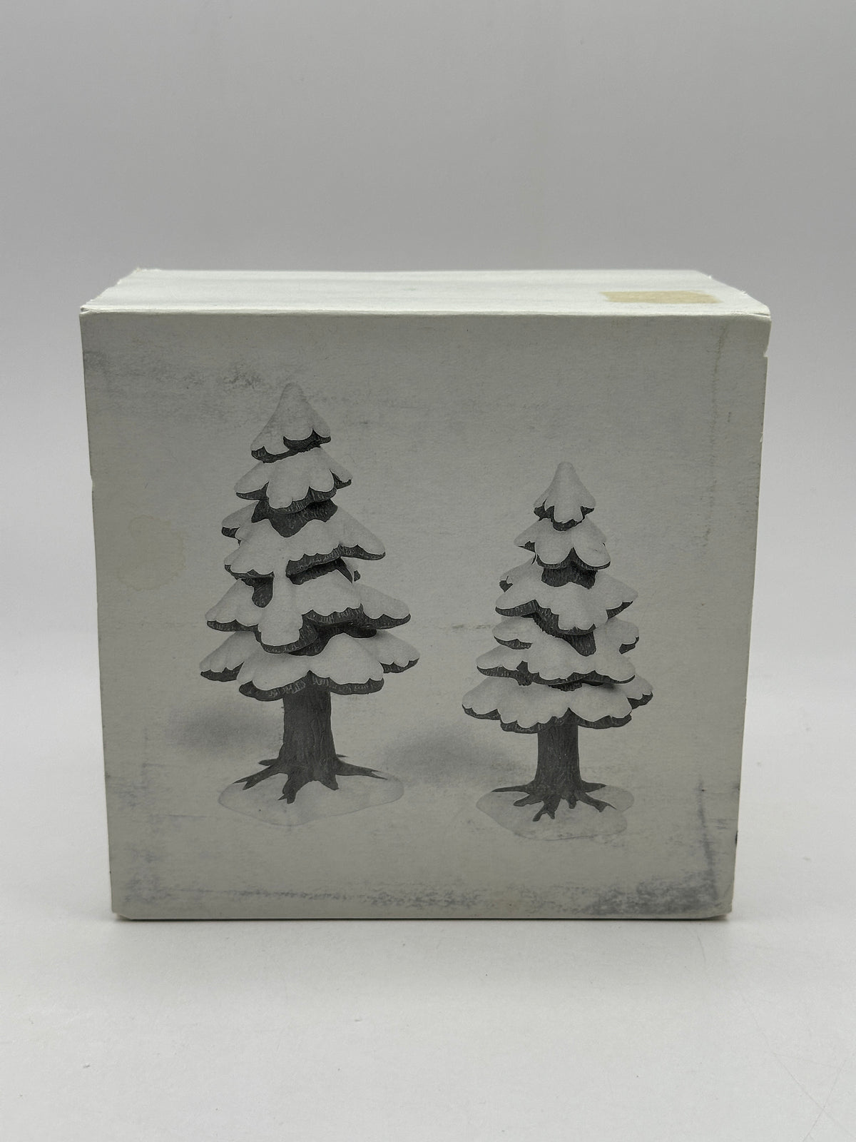 Department 56 - Village Small Porcelain Pines (set of 2) - Village Accessories