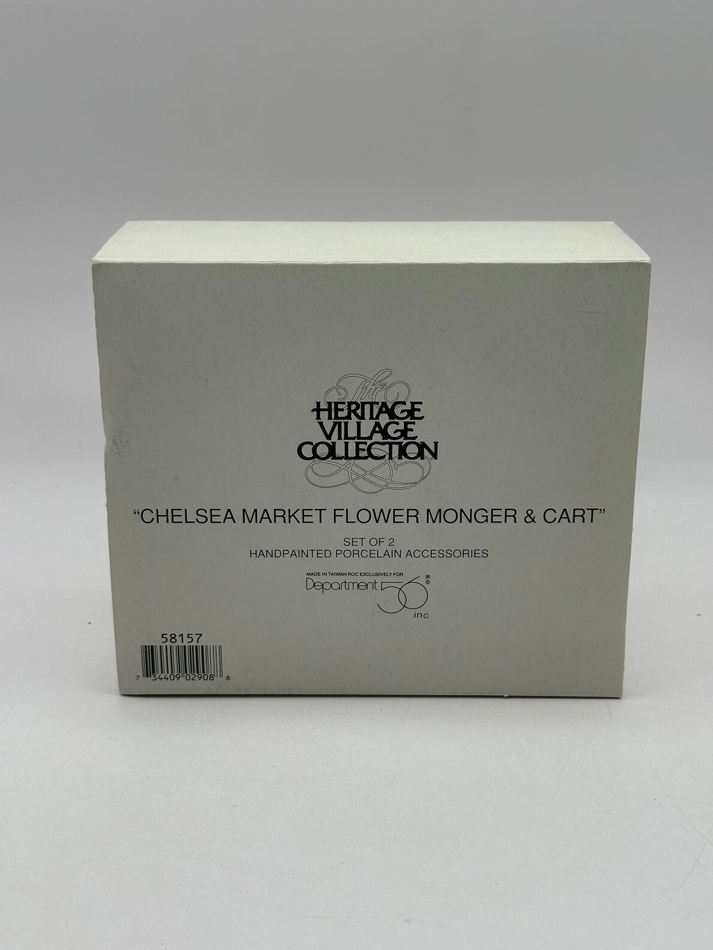 Department 56 - Chelsea Market Flower Monger & Cart - Dickens' Village